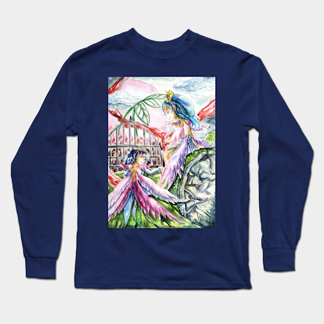 Sibling Meeting Long Sleeve T-Shirt by Dearly Mu